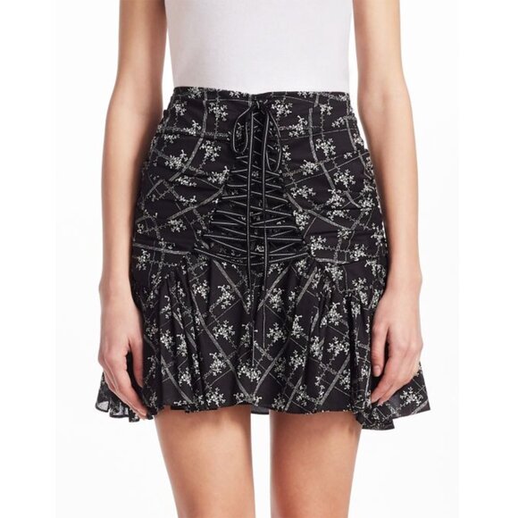 Cinq à Sept Amelia Floral Mini Skirt - Picture 8 of 11